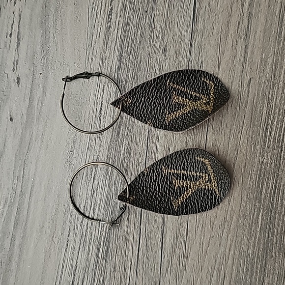 Jewelry - LV Upcycled Earrings